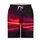 thumbnail image 3 of Pantalones de Playa con Cordón Impreso con Cintura Elástica para Hombre, con Bolsillos para Uso Casual Y Al Aire Libre, 3 of 4