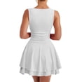 thumbnail image 2 of Women's Sexy Backless Satin Maxi Dress V-Neck Spaghetti Strap Graduation Evening Gown, 2 of 6