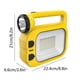 thumbnail image 3 of Linterna LED súper brillante recargable por USB | Linterna portátil para camping | Batería de 2400mAh | Luz lateral COB | 3 modos de iluminación | IPX65 impermeable | Linterna de emergencia para, 3 of 6