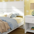 thumbnail image 5 of Haven Canopy Bed with Square Post and Wood Headboard (Queen), White, 5 of 9