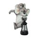thumbnail image 3 of Estatua solar para exteriores, escultura jardín con linterna LED encendido/apagado automático, figuras animales para mujeres, regalos, 3 of 8