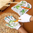 thumbnail image 4 of Acupressure Reflexology Tools Set 4 Pcs Socks And Gloves, Tutorial Reflexology Gloves Separate Socks With Point Massage Tools Tired Relief, 4 of 5