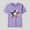 Purple, variant on Juslio Girl Shirts Graphic Tees Short Sleeve Round Neck Print Kids Clothing Fashion Tops Casual Girls and Boys Shirts