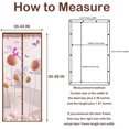 thumbnail image 4 of 35"x83" Magnetic Screen Door Mesh - Heavy Duty Fly Bug Barrier with Strong Magnet Closure, Hands-Free Self-Closing Net for Front/Back Doors, Pet & Kid, 4 of 5