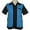 black+blue, variant on Men'S Vintage Two-tone Twill Cotton Work Shirts