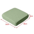 thumbnail image 3 of 2 Poliéster Tocador Taburete Slipcover Shrink Asientos Cover Decor, 3 of 6