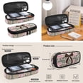 thumbnail image 2 of Yuyamidu Camo Bow Print 4Pcs 17 Inch School Backpack Set, Large Capacity Bookbag with Lunch Bag Pencil Case Bottle Sleeve, Lightweight Travel Daypack for Teens Girls Students, 2 of 7