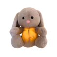 thumbnail image 1 of Lindo conejo de peluche que respira, 28 cm, diseño biónico, música relajante, algodón PP agradable para la piel, regalo perfecto para niños., 1 of 5