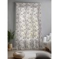 thumbnail image 2 of Sheer Curtains 96 Inches Long, Natural Trees Semi Sheer Curtains Light Filtering Window Treatment, Colored Birds on Branches Retro Rustic Privacy Voile Drapes for Living Room Bedroom 52x96 Inch, 2 of 7