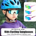 thumbnail image 2 of Typpkmm Children'S Sunglasses Boy UV Protection Colorful Lens Sports Eyewear for Kids Fashion Trend Outdoor Cycling Sun Glasses Girls, 2 of 7