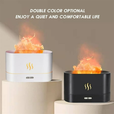 

Simulated Flame Hist Humidifier Aromatherapy Machine USB Flame Atmosphere Lamp Home Office Humidifier Aromatherapy Machine