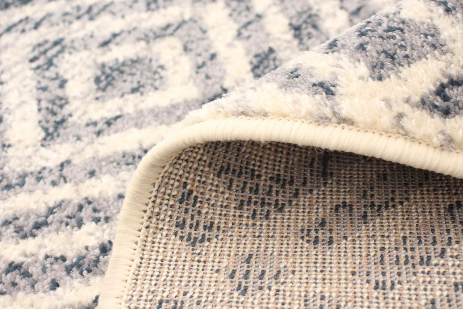 ECARPET Area Rug for Living Room, Geometric Indoor Carpet Ember Collection