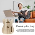 thumbnail image 3 of Corps de Guitare Électrique de Remplacement en Bois de Noyer pour Artisanat, 3 of 7
