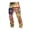 Khaki, variant on Men's USA 1776-2026 Printed Casual Pants United States of America 250th Anniversary Pants Coffee S