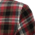 thumbnail image 6 of qolati Mens Plaid Long Sleeve Shirts Classic Button Down Shirt Jacket Tops Regular Fit Casual Business Dress Shirts, 6 of 6