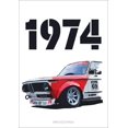 thumbnail image 1 of Pintura en lienzo de coche clásico deportivo, arte de pared, imágenes para sala de estar, decoración del hogar, póster impreso, Retro Cars 80s GTI, 1 of 4