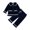 Navy Blue, variant on Godderr Kids Toddler Girls 2Pcs Winter Sleepwea Pants Outfits Baby Newborn Fleece Pajamas Fleece Pants Set Teen Girls Lapel Button Warm Pajamas Set for 3M-13Y