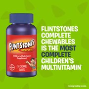 Flintstones Complete Chewable Kids Vitamins ages 2+, 150 Count