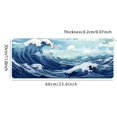thumbnail image 3 of 1pc Blue Sea Wave Mousepad Computer HD Keyboard Pad Mouse Mat Desk Mats Natural Rubber Anti-Slip Office Mouse Pad, 3 of 8