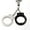 Black, variant on R.H. Jewelry Stainless Steel Pendant, Handcuff Pendants Necklace Black and White Two Ton Color