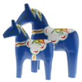 thumbnail image 3 of Ensemble de 2 - Statue - Figurine de Cheval en Bois Vintage Non Finie, 3 of 9