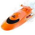 thumbnail image 2 of Flytec V009 Barcos de control remoto 2.4G 30 km / h Turbine Drive RC Boat 3 velocidades Ajustable Flytec Amarillo/30km/h, 2 of 7