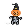 thumbnail image 2 of Decoración inflable de calabaza fantasma de Halloween de 4,9 pies para ambiente festivo con luces LED integradas para interiores y exteriores, 2 of 9