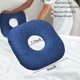 thumbnail image 3 of Wuronsa Almohada para piercing de oreja para personas que duermen de lado, almohada con orificio para la oreja para CNH y dolor de oído, llagas por presión, inflamación de oído, almohada para dormir d, 3 of 5
