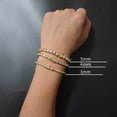 thumbnail image 4 of 5mm Moissanite Tennis Bracelets Women Gold Bracelets D Color VVS1 Clarity Yellow Diamond Tennis Bracelets S925 Sterling Silver Bracelets for Women（6-8 inchs）, 4 of 7