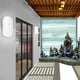 thumbnail image 4 of Lámpara de techo de pared con mamparo ovalado LED blanco neutro lámpara de jardín impermeable para interiores y exteriores, 4 of 8