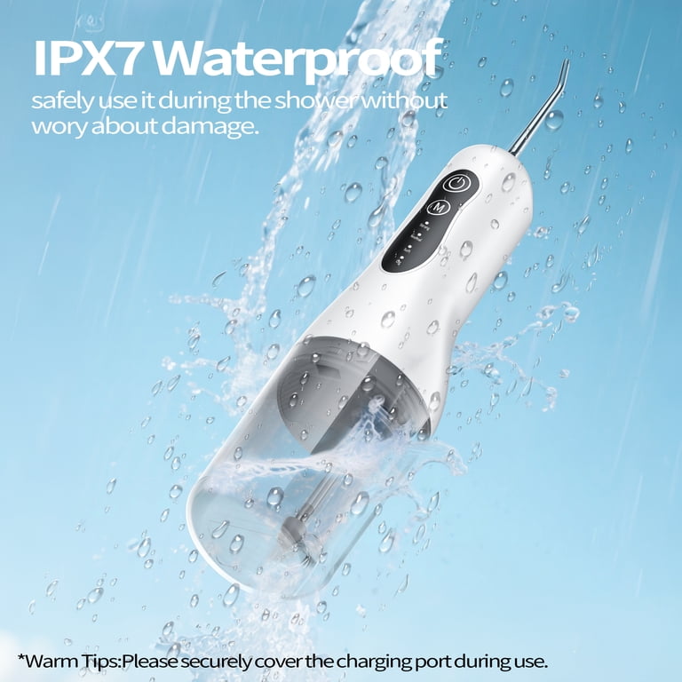 OasiSmile Water Flosser Cordless Rechargeable, 260ml photo 8