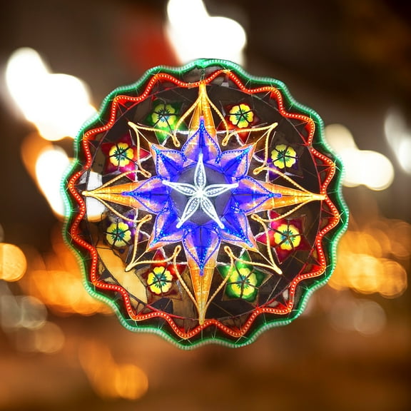 Noelle Capiz na Parol, Christmas Lantern LED 30 inches