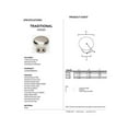thumbnail image 2 of Alno A1134-BARC Traditional Knobs, Barcelona, 1-1/4", 2 of 2