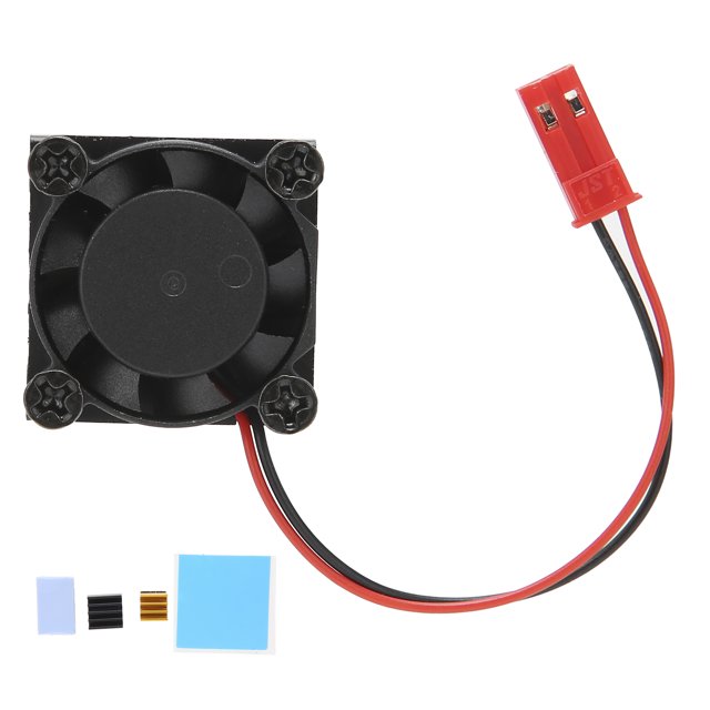 Kit de ventilador para Raspberry Pi 4B con disipador de calor integrado y radiador de aluminio para refrigeración de 1 G, 2 G y 4 G.