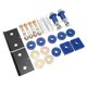 thumbnail image 2 of M Buder Juego de 22 Piezas Kit de Tornillos de Montaje y Bujes de Pivote para Bisagra de Capó Reemplazo Completo para Camiones Peterbilt 379 Alta Resistencia, 2 of 9