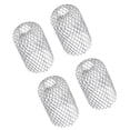 thumbnail image 1 of Injueey 4 coladores de hojas y protectores de canalones de aluminio, filtro de tamaño ajustable, tapa de drenaje, Material duradero Jardín y Patio 13 cm de alto 8 cm de diámetro, 1 of 6