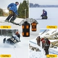 thumbnail image 4 of TFixol Chaleco calefactable de 11 zonas para hombres y mujeres al aire libre invierno cálido, 4 of 8