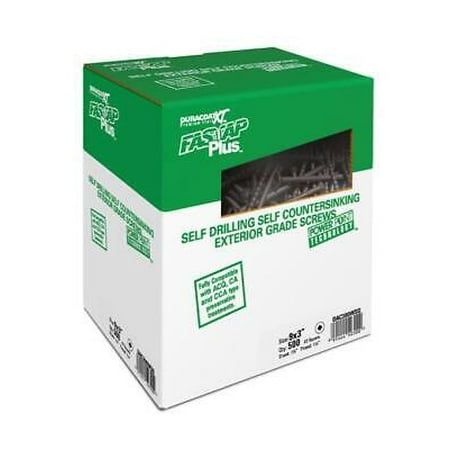 

Fastap Plus No. 10 S X 5 in. L Phillips DuracoatXT Wood Screws 6.5 lb 250 pk
