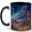 Black, variant on Starry Desert Ruins 11oz Ceramic Mug, Lantern Night Sky Art