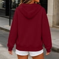 thumbnail image 5 of QQZ Relaxed Fit Zip Up Hooded Sweatshirt Women, Zip Up Sweatshirt Women, Fall Travel Gym Business Casual Daily Outfits, 5 of 6