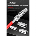 thumbnail image 1 of 4PCS T Handle Wrench Socket Removal Tool Set 16/18/21mm Motorcycles Lawn Mowers Rotation Spark Plug Removal Hand Tools, 1 of 6