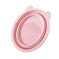 thumbnail image 1 of 4 Uds alfombrilla de limpieza de brochas de maquillaje, depurador de brochas de maquillaje de silicona, limpiador de brochas cosméticas, almohadilla de limpieza de brochas, brocha de maquill, 1 of 5