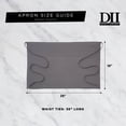 thumbnail image 4 of CC Home Furnishings Cotton Kitchen Unisex Bistro Chef Aprons - 28" - Gray - Set of 2, 4 of 7