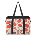 thumbnail image 2 of CURLYOOT Strawberry Fruit Red Reusable Grocery Bag, Foldable Shopping Tote Bag with Reinforced Handles, Large Kitchen Grocery Bags for Shopping Groceries Picnic, 2 of 9