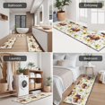 thumbnail image 5 of White Buffalo Sunflower Flower Pattern Kitchen Rugs Sets Of 3,Kitchen Runner Rugs Non Skid Washable,Decorative Kitchen Floor Mats for Kitchen,Sink,Laundry,17"x30"+ 17"x47" + 17"x59", 5 of 6