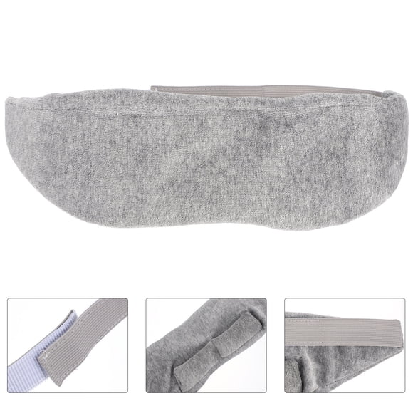 OULII Eye Masks for Sleeping Soft Eye Mask for Sleeping Grey Help Sleep Travel 1Pcs