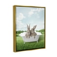 thumbnail image 4 of Stupell Industries Bubble Bath in Field Nature Painting Gold Floater Framed Art Print Wall Art, 25 x 31, 4 of 10