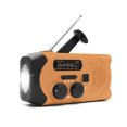 thumbnail image 1 of Baohd Radio Receiver Frequency Emergency LED Flashlight Alarm Power Bank Hiking Backpacking Multifunctional Phone Charger Speaker Orange, 1 of 7