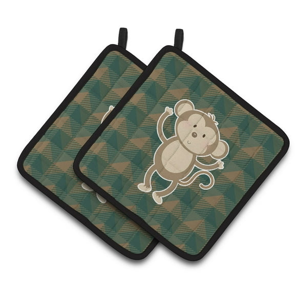 Monkey Pair of Pot Holders