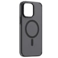 thumbnail image 1 of Funda TEKKU Matte Color para iPhone 15 PRO Trans Negra compatible con MagSafe, 1 of 5